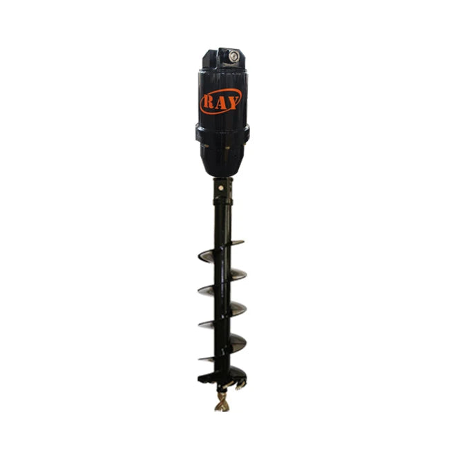 Professional RAY OEM Hydraulic Hole Digging Mini Excavator Earth Auger Drill Bit Machine for Landscaping