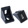 2028 3030 Black Slot 6/8mm Corner Angle L Brackets Connector Fasten Connector Aluminum Profile Accessories