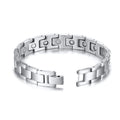 Fashion Jewelry Stainless Steel Magnet Magnetic Titanium Steel Men's Bracelet