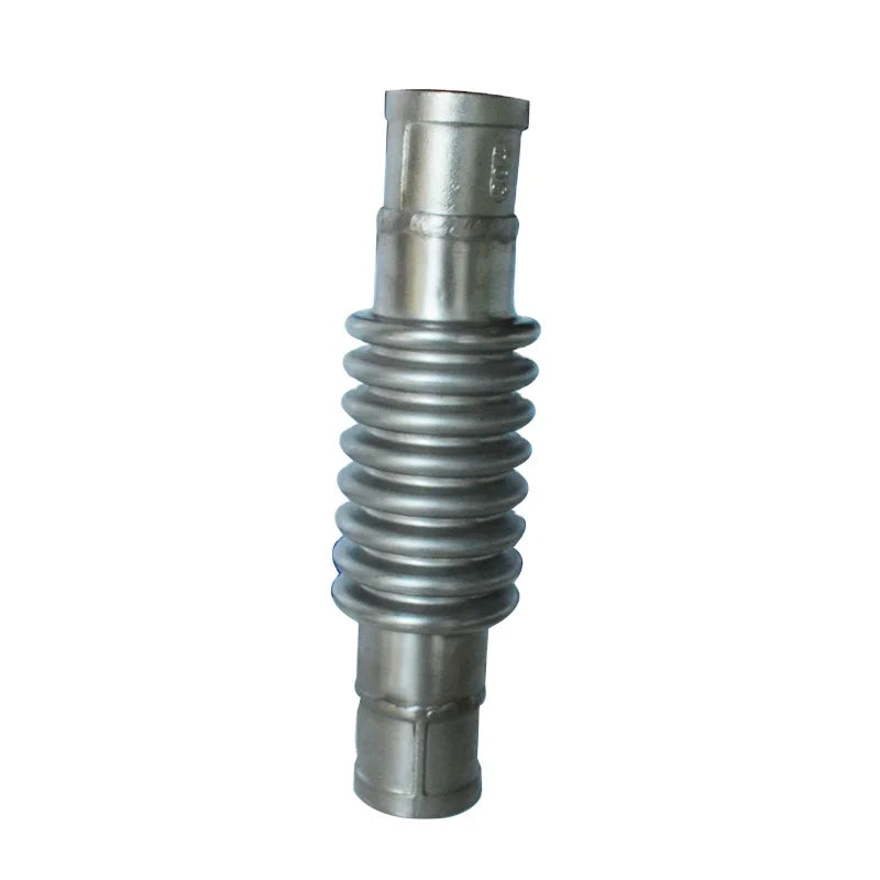 Flexible Within-Thread Mental Bellows Expansion Joint Compensator Stainless Steel Iron Bushing Gas Oil Applications Weld Head
