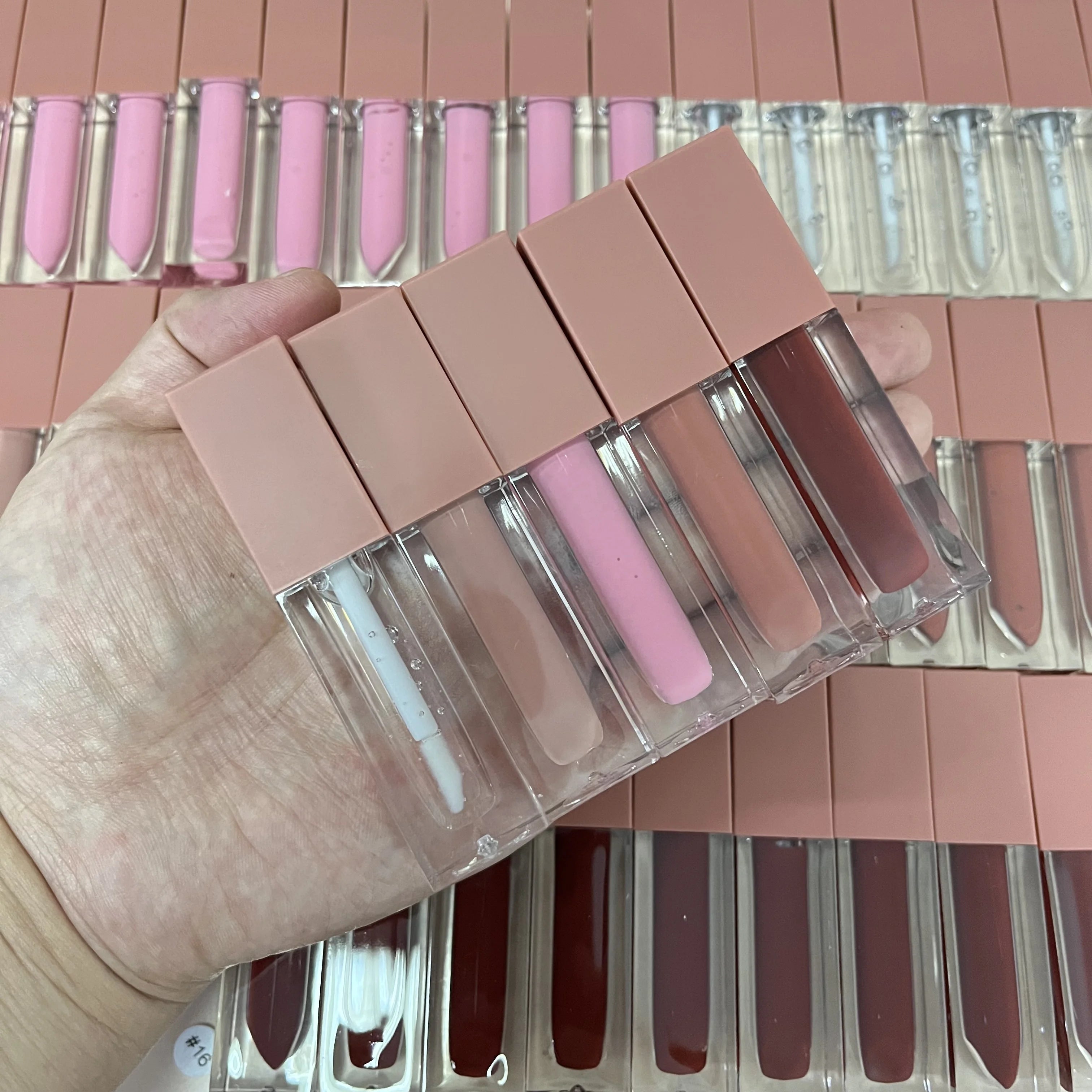 Private Label Lip Gloss Tubes Glam Vegan Glaze Glossy Lip Gloss