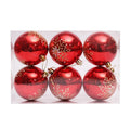 SHUANGAYUN Wholesale Christmas Shiny Painted Ball for Holiday Decoration Supplies Ornament Craft Gifts Bolas De Navidad