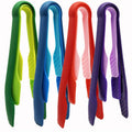 3 Piece Silicone Food Tong Set 6/8/10 Inch Sizes Plastic BBQ Salad Tools for Home Kitchen Cooking