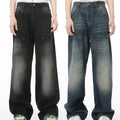 Fast Delivery RTS Men Vintage Whisker Faded Jeans Men Denim Sweat Suit Wash Fashion Trousers Jeans Men Fitting Designer Jeans