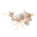 Hot Selling Flower-Leaf Crystal Bridal Wedding Hair Accessoriesfor Brides Headpiece Bridal Headband for Bridesmaid Flower Girl