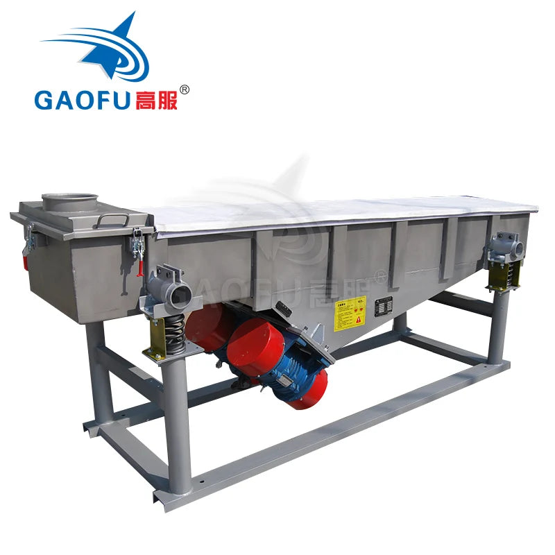 Gaofu Ore Vibration Screening Stone Powder Sieve Linear Vibrating Screen Industrial Sifters Sand Separator Motorized Sieving MegaBDM
