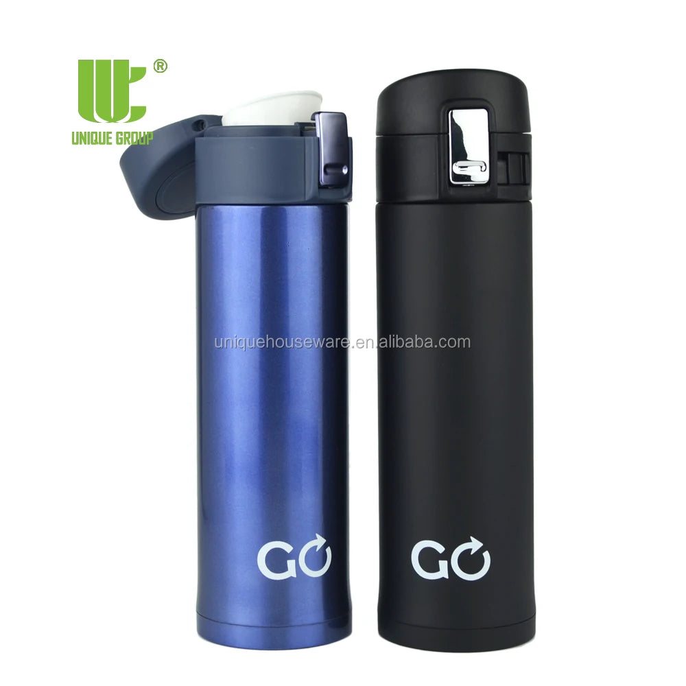 Double Wall Stainless Steel 450ml Water and Coffee Thermal for Water Sports Voss Termos Botella De Agua