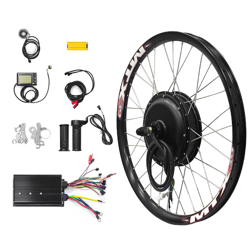 EU Warehouse Dropshipping  36V 48V 350W 500W 1000W Motor Kit 26inch 27.5inch Ebike Bicycle Conversion Kits for Bikes