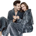 China Supplier Hooded Thicken Terry Cloth Robes Womens Bathrobe Fleece Bathrobe Robe Men's Sleepwear Microfiber Hotel Bath Robe