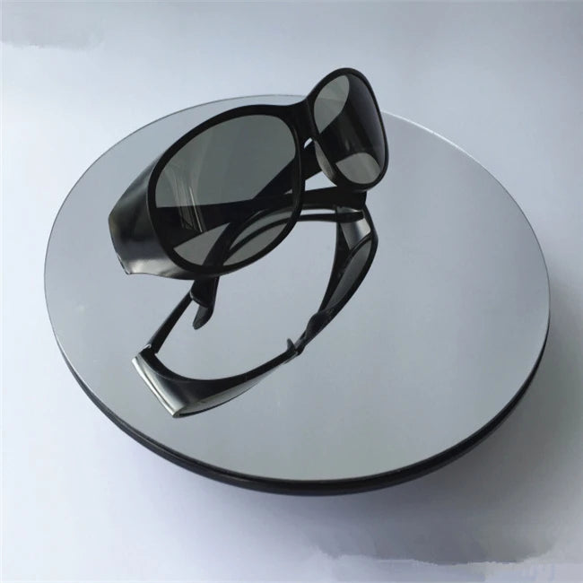 Hot 360 Degree Electric 25cm Turntable Display Stand Rotating With Mirror for Jewelry Rotating Display Display Stand for Watches