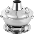 Copper Coating Shabu Shabu Cooking Pot Modern Traditional Charcoal Burner Hot Pot Stainless Steel Kitchen Cookware Set for Home