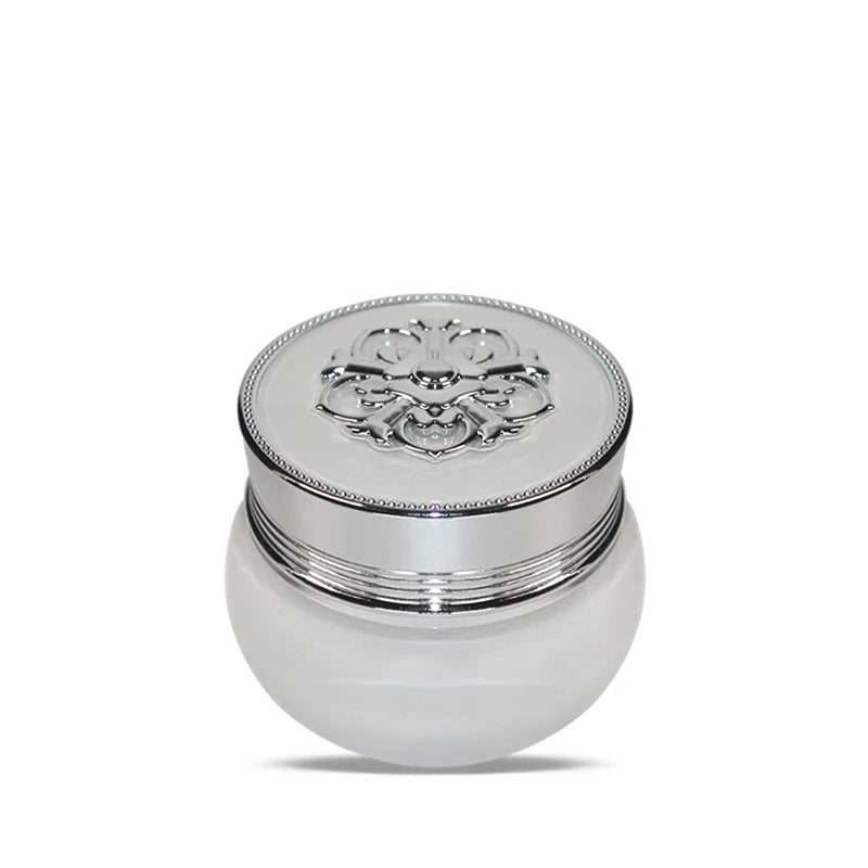 Manufacturer 15g White Golden Round Acrylic Cream Jar Plastic Cosmetic Jar Packaging With Cosmetic Packaging