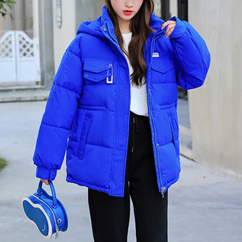 Wholesale Winter Warm Bubble Coat Clothes Manufacturer Custom Hood Puffer Jacket for Women