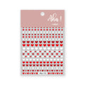 Aha 012 Ins Hot Design Colorful Heart Design Nail Art Stickers Valentine Nail Art Decoration