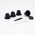 Hot Sale 4pcs Eco-Friendly Plastic Reusable Coffee Capsules Refillable Coffee Pods for Stocked