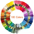 Wholesale 50/100/125/200 Colors Embroidery Thread Set Embroidery Thread Floss Set