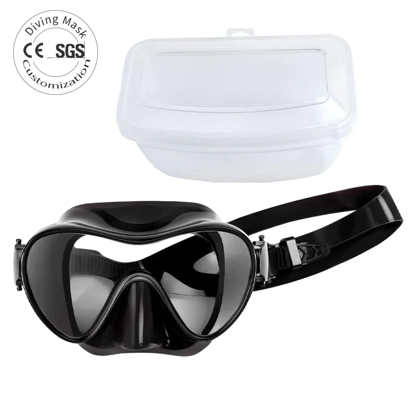 Wholesale 180 Degree View Frameless Swimming Mask Diving FreeDiving Mask