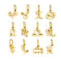 EManco 12 Zodiac Signs Pendant Accessories Stainless Steel Lucky Symbol Necklace Birthday Gift for Wholesale/Dropshipping