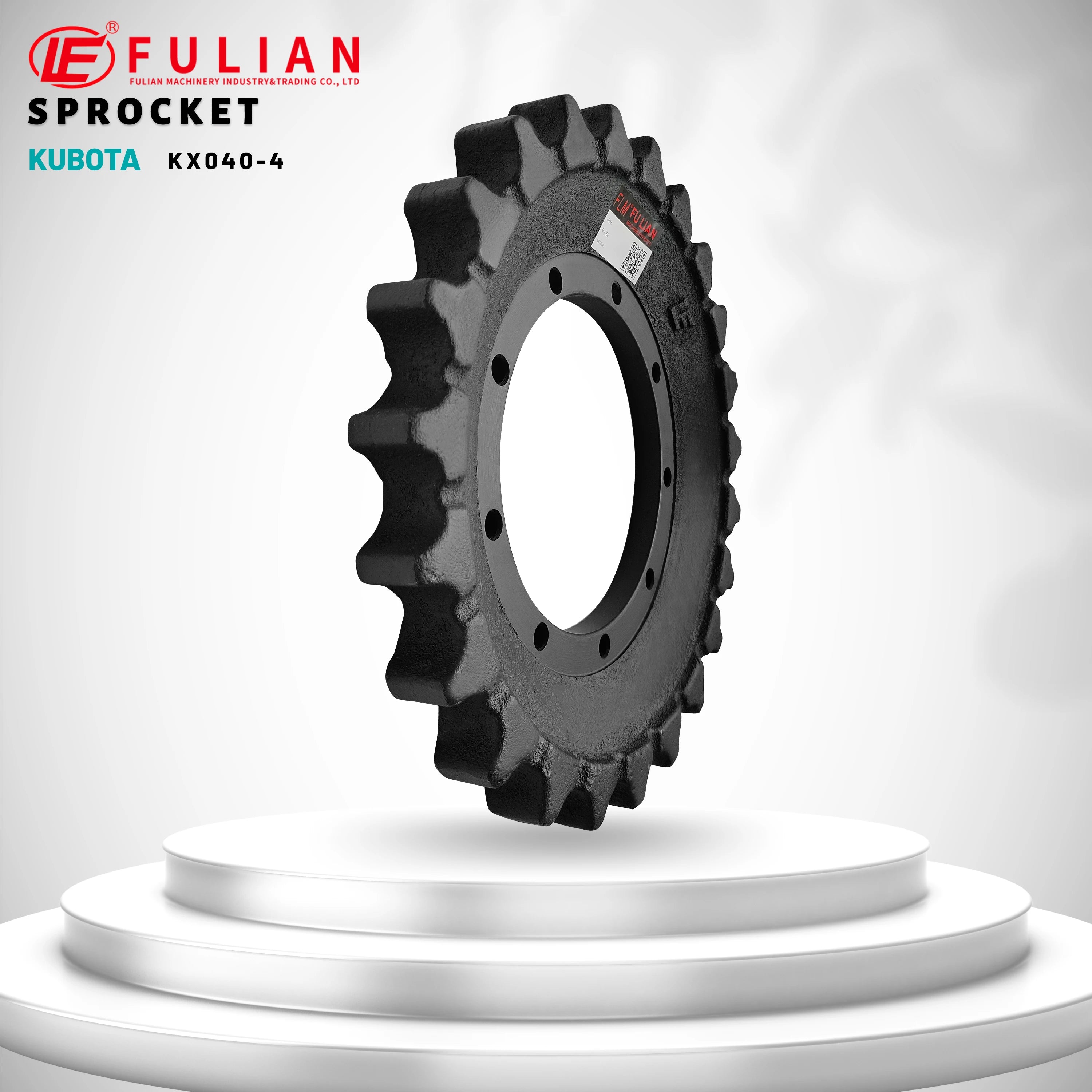 Sprocket 68658-14430 68651-14430 RD118-14433 RD148-14430 for Kubota KX040-4 KX101 KX121-2-S KX121-3 KX121-3S KX121-3ST