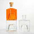 Fancy Stackable Gin Bottles 75cl Glass Beverage Juice Coffee Any Liquids Bottles