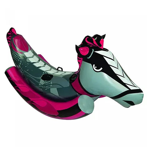 Waterhan Factory Custom Gym Trainer Cool Eco-friendly PVC Children Play Water Land Toys Inflatable Rocking Horse Lightweight