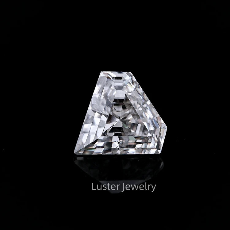 Luster jewellery DEF color shield loose diamonds vvs moissanite custom