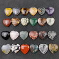 DIY Wholesale Natural Crystal Heart Polished Rose Quartz Clear Quartz Crystal Heart for Sale