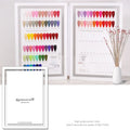 High-Grade Acrylic Cat's Eye Gel Nail Polish Display Color Card Template Premium Nail Art Decoration Set Easy Apply DIY