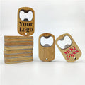 4 NEW Wood Blank Bottle Opener Keychain Custom Laser Silver Keychain Bottle Opener Print Design Logo Cute Bottle Opener Keychain