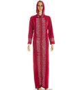 CCY Custom Elegant Luxury Designer Muslim Abaya With Stones Dubai African Women Islamic Hoodie Dress Abaya Factory