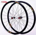 RUJIXU DTXT8.0 700c Ultra-Light Aluminum Alloy Red Reflective Road Bike Wheelset V Brake Frame Height 30MM