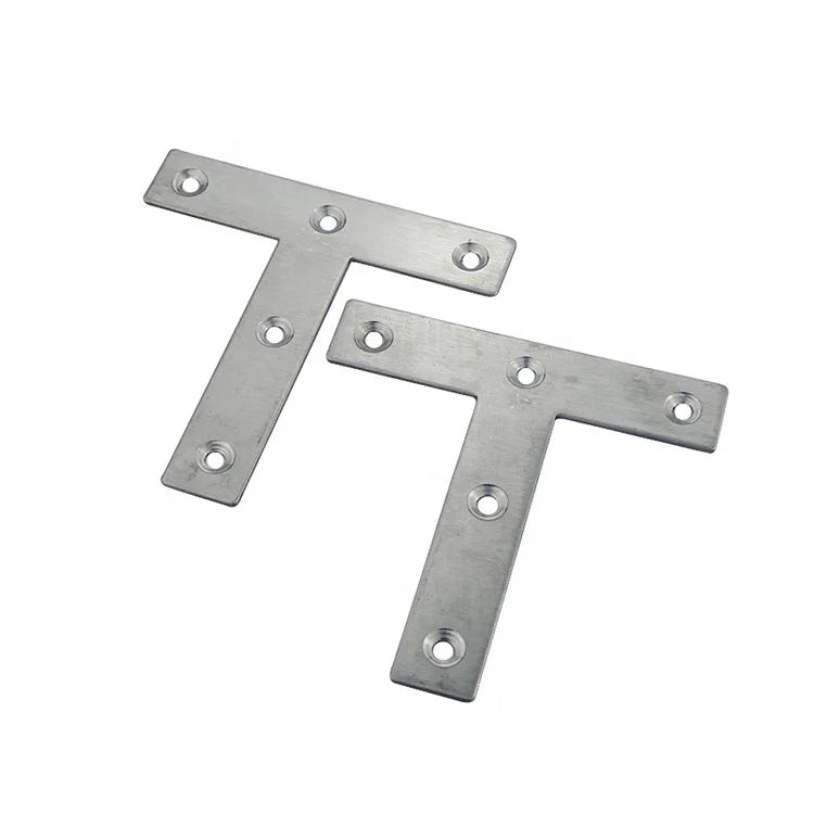 Stainless Steel T-Shape Bracket with Plain Surface Treatment Home and Office Brackets Product