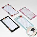 Hot Sale Fridge Magnetic Memo Pad 10 Pcs Per Set Loose Leaf Reusable Magnetic Sticky Notes with Self-adhesive