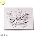 Square Shape Bags Metal Embossed Plate Custom Logo Design Metal Name Label Alloy Purse Accessory Brand Metal Emblems for Luggage
