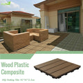 Modern WPC Porch Interlocking Floor Tiles Outdoor Texture DIY Design Waterproof Eco-Friendly Easy to Install