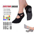 Customized  Yoga Socks for Women Non-Slip Grips & Straps Ideal for Pilates Pure Barre Ballet Dance Barefoot Workout