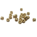 M2.0 ISO Metric Class 8 Brass Plain Finish Insert Nut with M2.0 Thread for Plastic Manufacturers