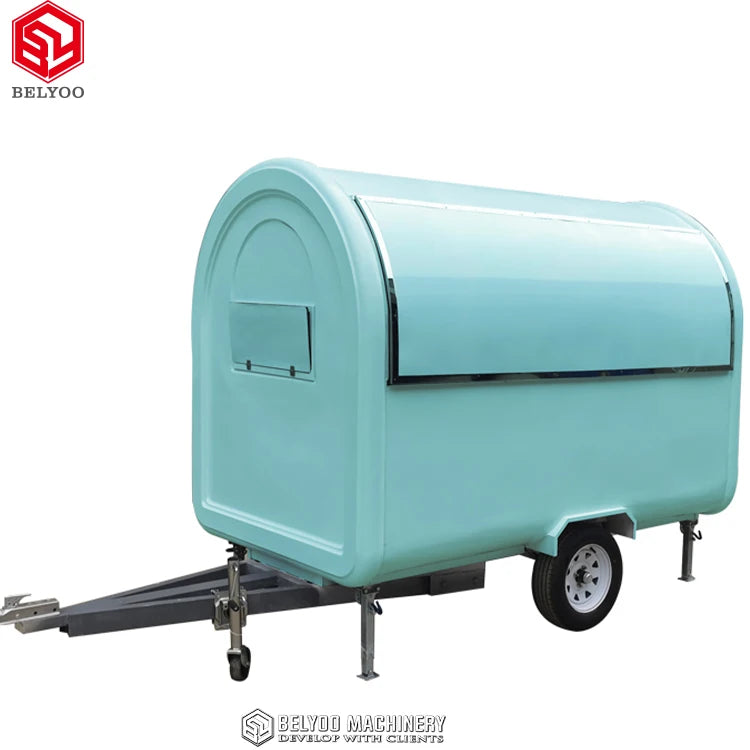 Mini Size Mobile Kitchen Bar Gelato Carts Imbisswagen Coffee Cart Pizza Trailer Hot Dog Shop Small Food Kiosk Mobile Food Carts