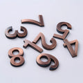 Wholesale High Quality ABS Chrome Digital Letter Emblem Badge Decal Sticker Sizes 3.5cm 4.2cm 5cm Made Metal