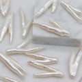 12*37mm Tree Branch Shape White Freshwater Pearl Irregular Y Shaped Tree Fork Pearl Bead for Diy Making Jewelry Pearl Jewelry