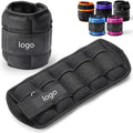 Ankle Weights Black Custom Logo Adjustable Wrist and Ankle Weights for fitness home exercise