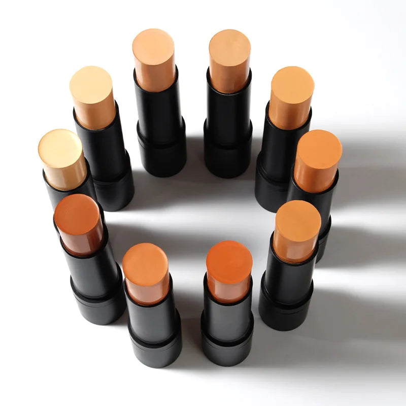 Custom Logo Double-Ended Waterproof Vegan Moisturizer Natural Mineral Organic Matte Cream Contour Stick Bronzer Whitening
