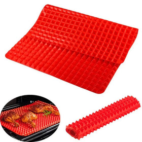 Pyramid-Shaped Silicone Baking Mats Nonstick BBQ Pan Bakeware Molds Microwave Oven Tray Sheet Kitchen