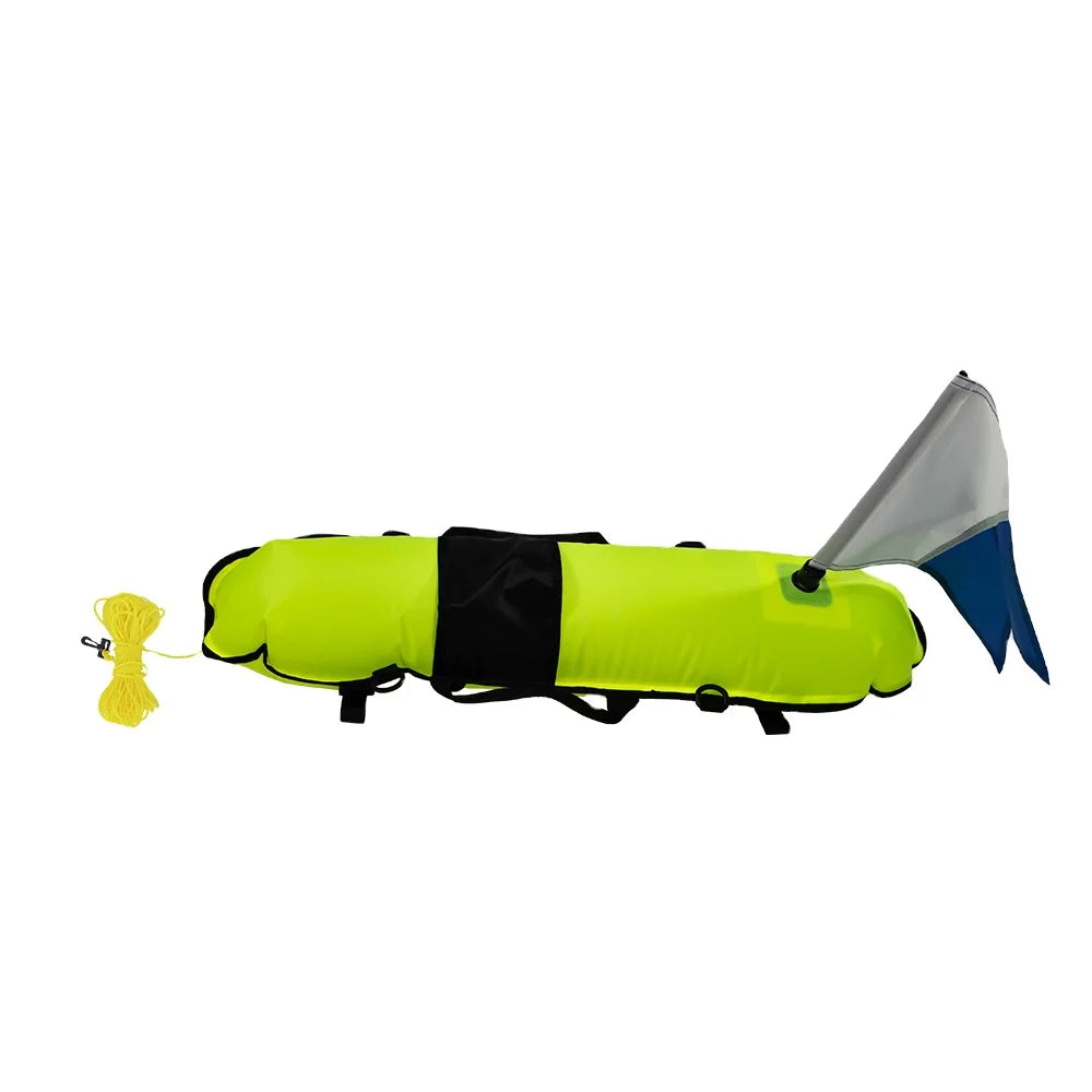 Brand New Spearfishing & Dive Equipment Inflatable Float and Signal Flag for Floatdiving Swim & Dive Gear & Accessories