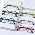 Titanium Glasses Frame Women 2024 Retro Cat Eye Optical Eyeglasses Men Photochromic Spectacles Eyewear