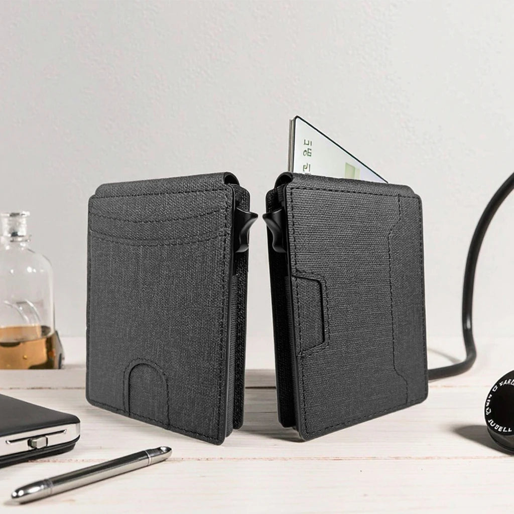 Best Seller Slim Credit Card Holder RFID Protected Card Wallet Ultra-Thin With Large Capacity Card Slots for Daily Use