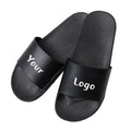 Summer Slippers for Men OEM Sport Sandals Flat Customized Slides Footwear Pvc Beach Slippers Custom Log Plain Slide Sandal
