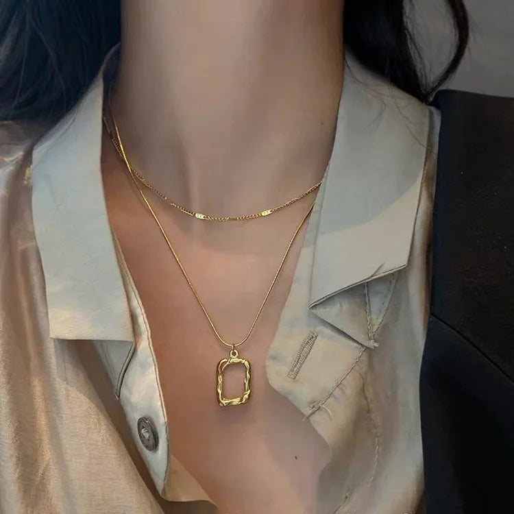 HOVANCI Wholesale Necklace Chain New Gold Plated Figaro Chain Design for Women