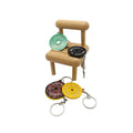 Wsnbwye disco pesas 2.5kg Barbell DIY Sublimation Anime 3D llaveros CHAVEIRO disco pesas 2.5kg discos Fashion Keychain