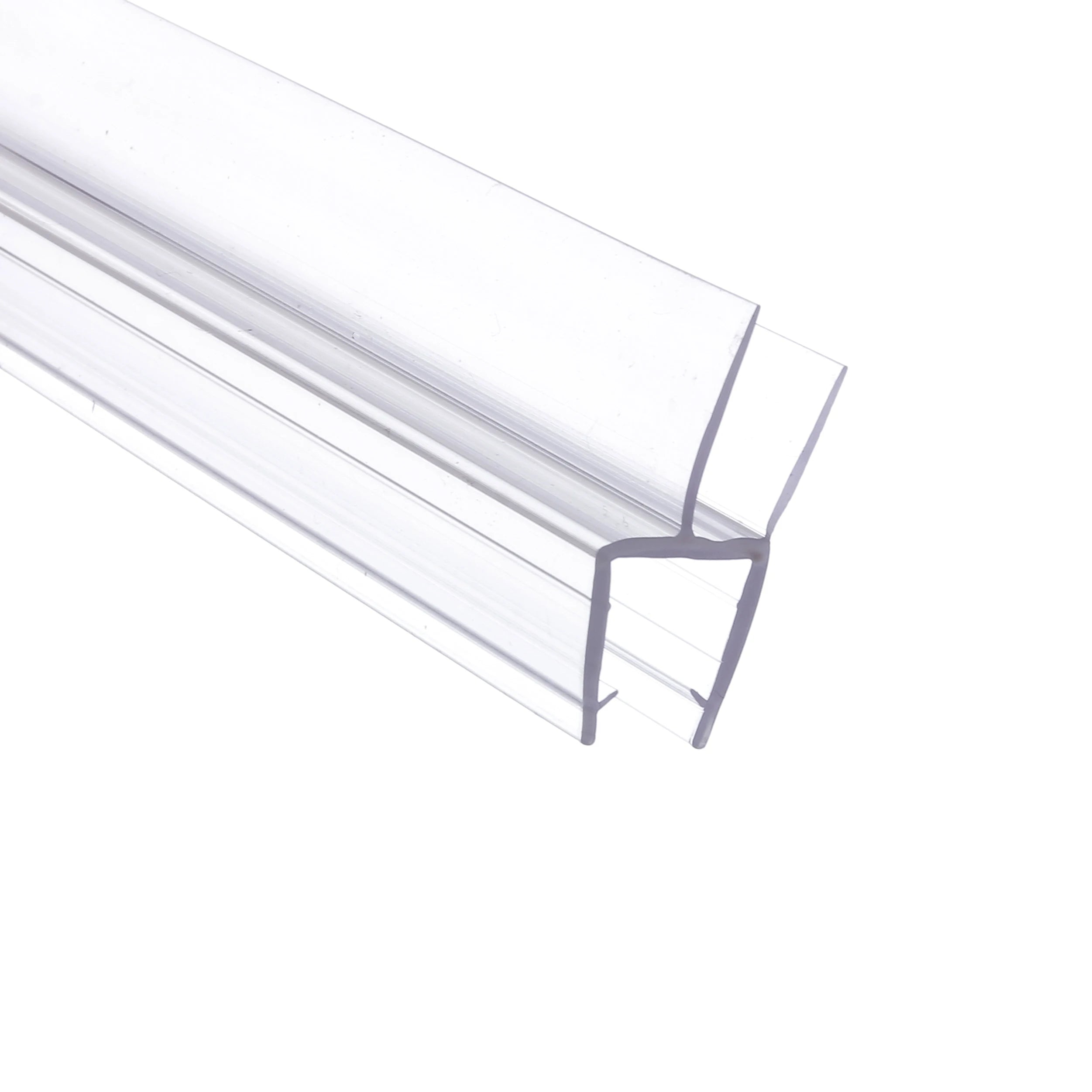 .2024 New Hot Sale PVC Bath Shower Screen Bottom Seal Strip Curved Rubber Plastic Seal Strip